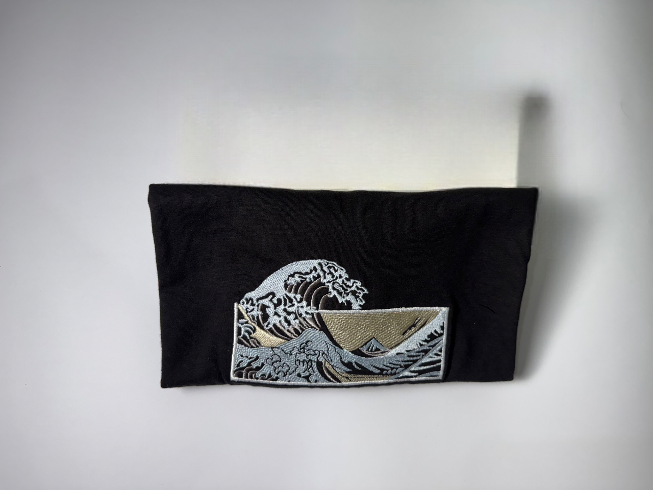 Black Oversize Embroidery   Tee(H-0001)
